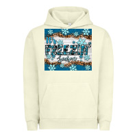 Pigment Pistachio it's freezin season Urban Hoodie - RanaPortraitStore