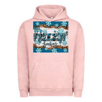 Pigment Salmon it's freezin season Urban Hoodie - RanaPortraitStore