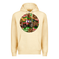 Pina Colada Christmas Farm Red Tractor Premium Hoodie - RanaPortraitStore