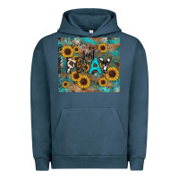Pigment Midnight Navy just pray Urban Hoodie - RanaPortraitStore