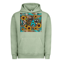 Pigment Oil Green just pray Urban Hoodie - RanaPortraitStore