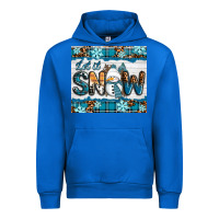 Cobalt let it snow Urban Hoodie - RanaPortraitStore