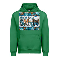 Emerald let it snow Urban Hoodie - RanaPortraitStore