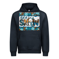 Navy let it snow Urban Hoodie - RanaPortraitStore