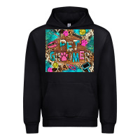 Black pet groomer Urban Hoodie - RanaPortraitStore