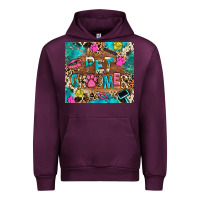 Mauve Wine pet groomer Urban Hoodie - RanaPortraitStore