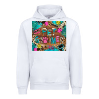 White pet groomer Urban Hoodie - RanaPortraitStore