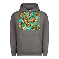 Pigment Tornado leopard sunflower hearts Urban Hoodie - RanaPortraitStore