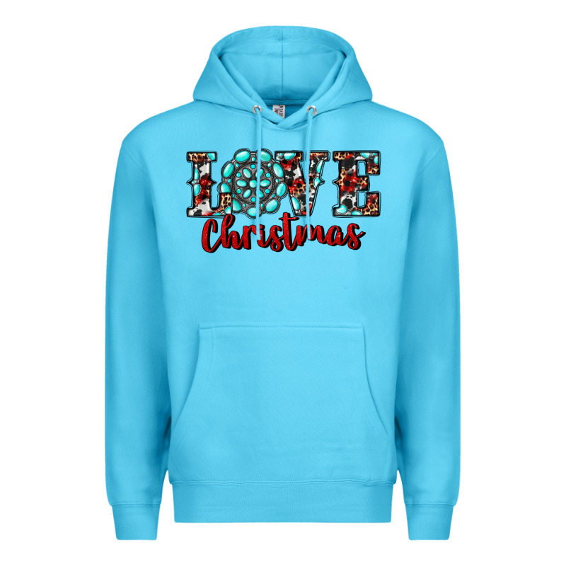 Western Gemstone Christmas Love Premium Hoodie by RanaPortraitStore | Teevron