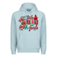 Blue Mist little miss 3 rh   grade Premium Hoodie - AdoDesignShop