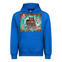 Cobalt mama bear haunting fish floral Urban Hoodie - RanaPortraitStore