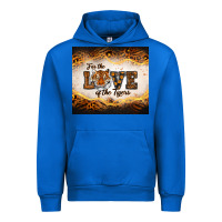 Cobalt love of the tigers Urban Hoodie - RanaPortraitStore