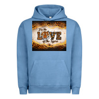Pigment Pebble Blue love of the tigers Urban Hoodie - RanaPortraitStore