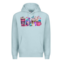 Blue Mist nail hustler coffee cups Premium Hoodie - texasbilliewilder