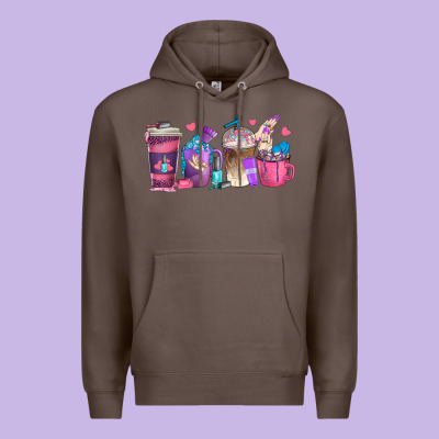 Premium Hoodie nail hustler coffee cups