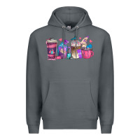 Rock nail hustler coffee cups Premium Hoodie - texasbilliewilder