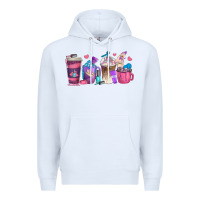 White nail hustler coffee cups Premium Hoodie - texasbilliewilder