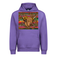Tulip serape leopard turquoise sunflowers cow Urban Hoodie - RanaPortraitStore