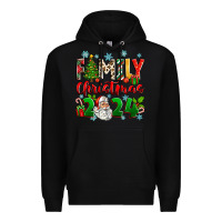 Black family christmas 2024 Premium Hoodie - Zillion Design Studio