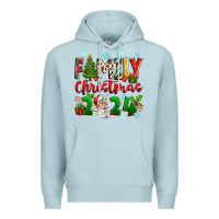 Blue Mist family christmas 2024 Premium Hoodie - Zillion Design Studio
