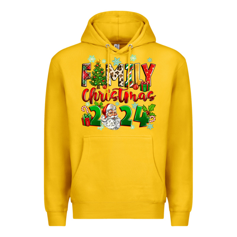 Family Christmas 2024 Premium Hoodie by Zillion Design Studio | Teevron