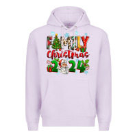 Lilac family christmas 2024 Premium Hoodie - Zillion Design Studio