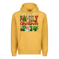 Mustard family christmas 2024 Premium Hoodie - Zillion Design Studio