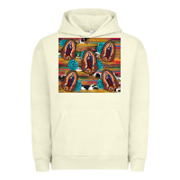 Pigment Pistachio serape gemstone glitter cowhide lady of guadalupe Urban Hoodie - RanaPortraitStore
