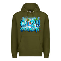 Army Green cozy season winter Premium Hoodie - Zillion Design Studio