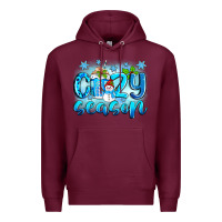 Burgundy cozy season winter Premium Hoodie - Zillion Design Studio