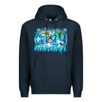 Navy cozy season winter Premium Hoodie - Zillion Design Studio