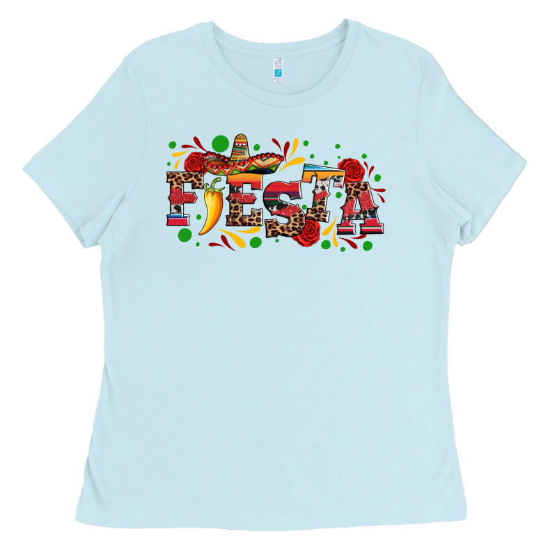 Fieasta With Sombrero Rose And Pepper Ladies Tee by Artiststas | Teevron