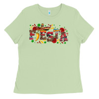 Matcha fieasta with sombrero rose and pepper Ladies Tee - Artiststas