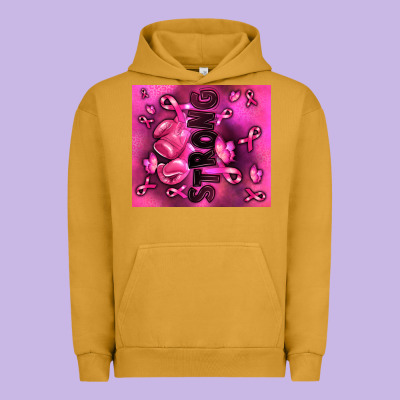 Urban Hoodie strong breast cancer