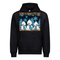 Black snowman winter Urban Hoodie - RanaPortraitStore
