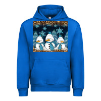 Cobalt snowman winter Urban Hoodie - RanaPortraitStore
