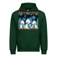 Foreset Green snowman winter Urban Hoodie - RanaPortraitStore