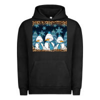 Pigment Black snowman winter Urban Hoodie - RanaPortraitStore