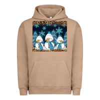 Pigment Burro snowman winter Urban Hoodie - RanaPortraitStore