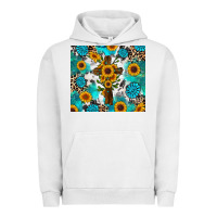 Pigment Lunar Rock sunflower cross cowhide gemstones Urban Hoodie - RanaPortraitStore