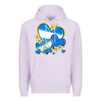 Lilac nicaragua hearts Premium Hoodie - texasbilliewilder