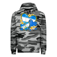 Slate Camo nicaragua hearts Premium Hoodie - texasbilliewilder