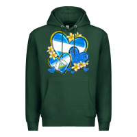 Sports Green nicaragua hearts Premium Hoodie - texasbilliewilder