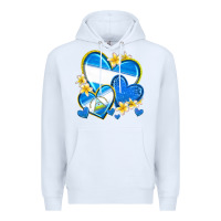 White nicaragua hearts Premium Hoodie - texasbilliewilder