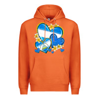 Carrot nicaragua hearts Premium Hoodie - texasbilliewilder