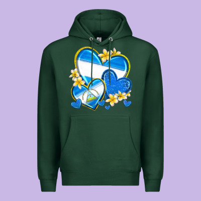 Premium Hoodie nicaragua hearts