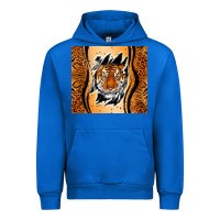 Cobalt tiger scratch mark Urban Hoodie - RanaPortraitStore