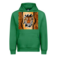 Emerald tiger scratch mark Urban Hoodie - RanaPortraitStore