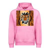 Fuchsia Pink tiger scratch mark Urban Hoodie - RanaPortraitStore