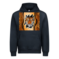 Navy tiger scratch mark Urban Hoodie - RanaPortraitStore